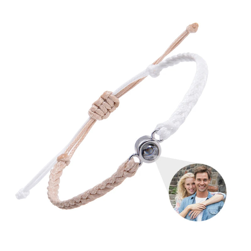Custom Bracelets with Picture Inside Customized Projection Bracelets with Photos Bracelet Personalized Photo Memorial Gifts