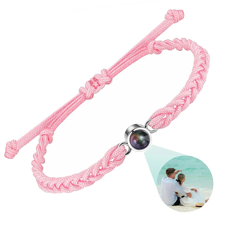 Custom Bracelets with Picture Inside Customized Projection Bracelets with Photos Bracelet Personalized Photo Memorial Gifts