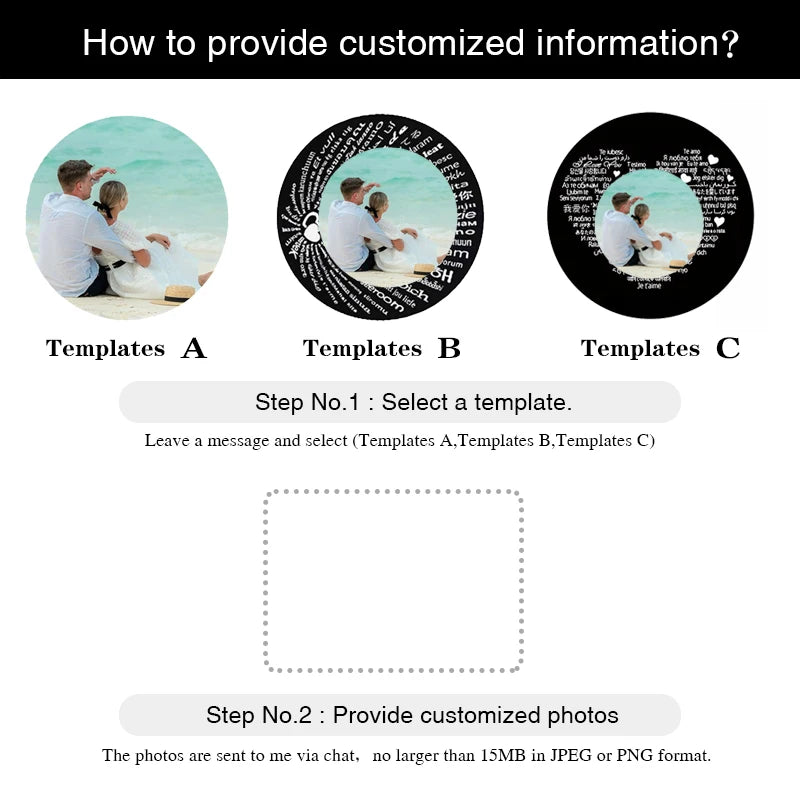 Custom Bracelets with Picture Inside Customized Projection Bracelets with Photos Bracelet Personalized Photo Memorial Gifts