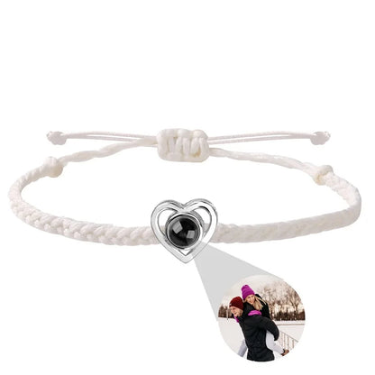 Custom Bracelets with Picture Inside Customized Projection Bracelets with Photos Bracelet Personalized Photo Memorial Gifts