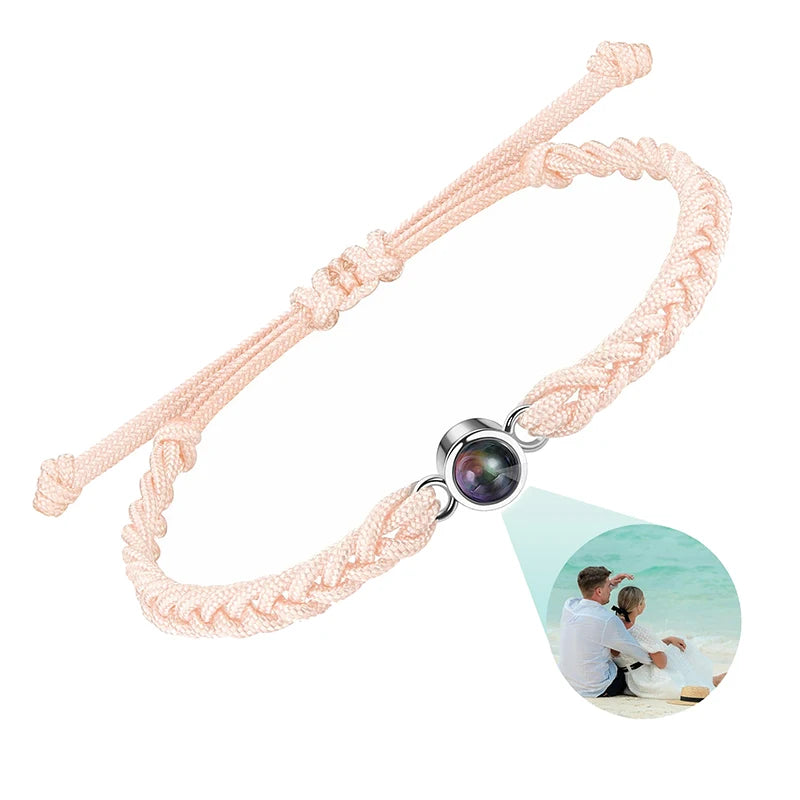 Custom Bracelets with Picture Inside Customized Projection Bracelets with Photos Bracelet Personalized Photo Memorial Gifts