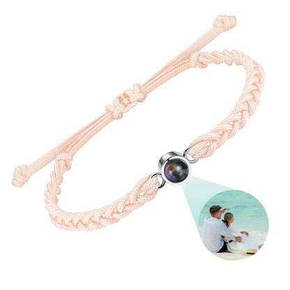 Custom Bracelets with Picture Inside Customized Projection Bracelets with Photos Bracelet Personalized Photo Memorial Gifts