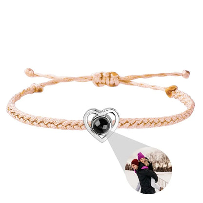 Custom Bracelets with Picture Inside Customized Projection Bracelets with Photos Bracelet Personalized Photo Memorial Gifts