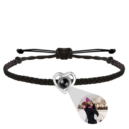 Custom Bracelets with Picture Inside Customized Projection Bracelets with Photos Bracelet Personalized Photo Memorial Gifts