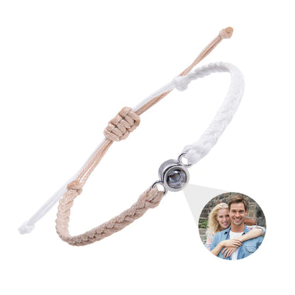 Custom Bracelets with Picture Inside Customized Projection Bracelets with Photos Bracelet Personalized Photo Memorial Gifts