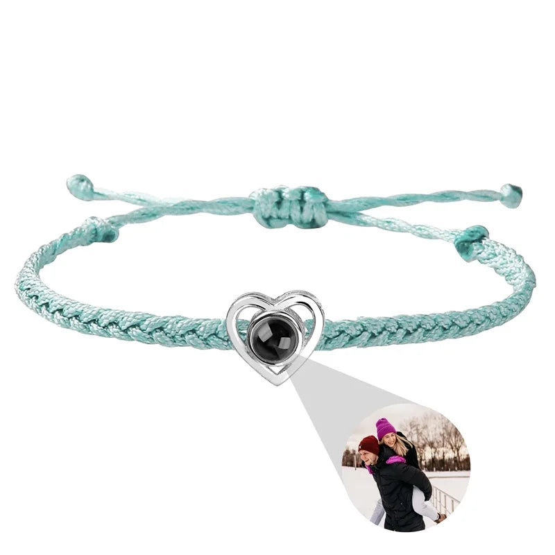 Custom Bracelets with Picture Inside Customized Projection Bracelets with Photos Bracelet Personalized Photo Memorial Gifts