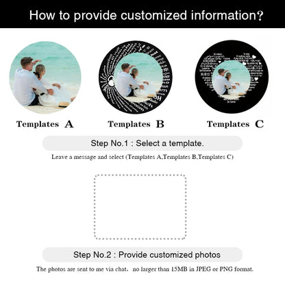 Custom Bracelets with Picture Inside Customized Projection Bracelets with Photos Bracelet Personalized Photo Memorial Gifts
