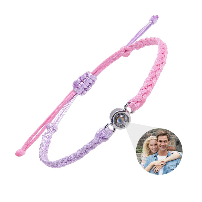 Custom Bracelets with Picture Inside Customized Projection Bracelets with Photos Bracelet Personalized Photo Memorial Gifts