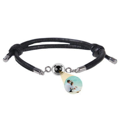 Custom Bracelets with Picture Inside Customized Projection Bracelets with Photos Bracelet Personalized Photo Memorial Gifts