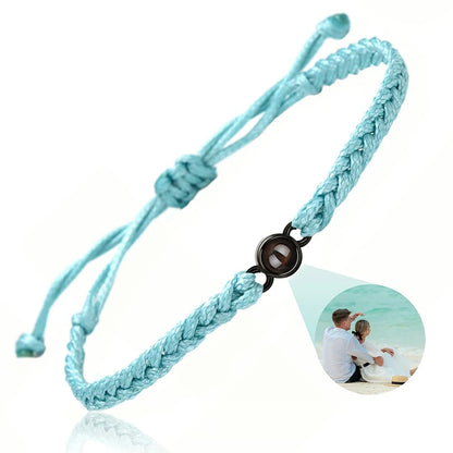 Custom Bracelets with Picture Inside Customized Projection Bracelets with Photos Bracelet Personalized Photo Memorial Gifts