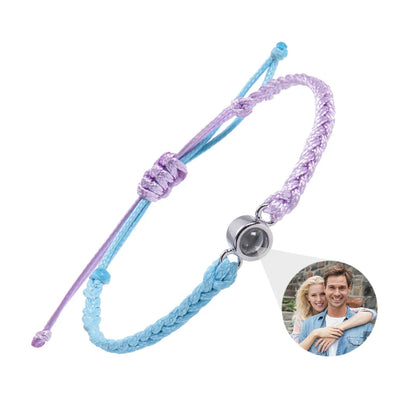 Custom Bracelets with Picture Inside Customized Projection Bracelets with Photos Bracelet Personalized Photo Memorial Gifts